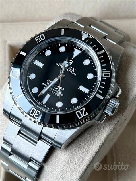 vendita rolex submariner ghiera ceramica|rolex sottomarino stampato.